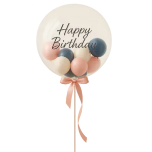 Balon bubble z wypełnieniem